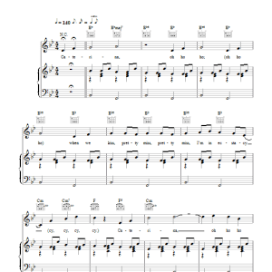 Perry Como Caterina Musik Noten - Piano, Vocal & Guitar Chords - 109783-0