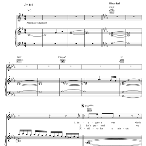 Pet Shop Boys DJ Culture Musik Noten - Piano, Vocal & Guitar Chords - 48911-0