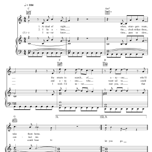 Pet Shop Boys Jealousy Musik Noten - Piano, Vocal & Guitar Chords - 48929-0