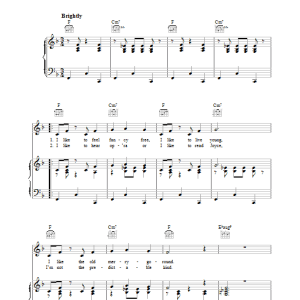 Pete King The Mood I'm In Musik Noten - Piano, Vocal & Guitar Chords - 37347-0