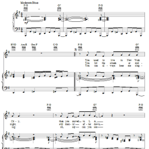 Peter Allen Bi-Coastal (from The Boy From Oz) Musik Noten - Piano, Vocal & Guitar Chords - 26295-0