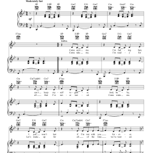 Peter Allen Come Save Me (from The Boy From Oz) Musik Noten - Piano, Vocal & Guitar Chords - 92062-0