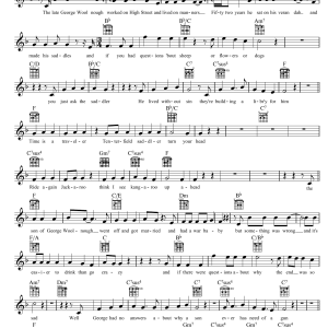 Peter Allen Tenterfield Saddler Musik Noten - Lead Sheet / Fake Book - 39167-0