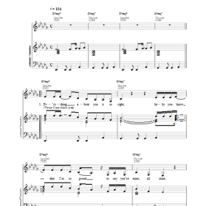 Peter Andre I Feel You Musik Noten - Piano, Vocal & Guitar Chords - 17650-0