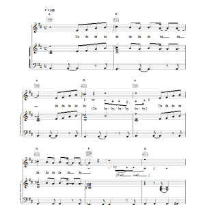 Peter André Show U Somethin Musik Noten - Piano, Vocal & Guitar Chords - 17654-0