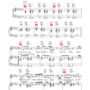 Peter André Tell Me When Musik Noten - Piano, Vocal & Guitar Chords - 17655-0