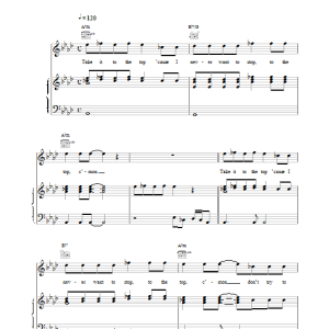 Peter André To The Top Musik Noten - Piano, Vocal & Guitar Chords - 17656-0