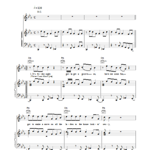 Peter Andre Turn It Up Musik Noten - Piano, Vocal & Guitar Chords - 17657-0