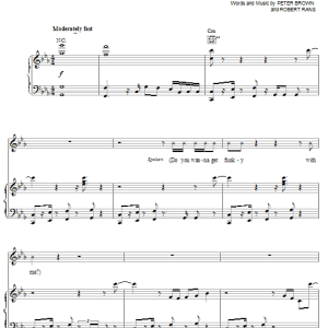 Peter Brown Do You Wanna Get Funky With Me Musik Noten - Piano, Vocal & Guitar Chords - 20217-0