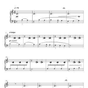 Peter Dickinson Just A Waltz (From 'Eight Very Easy Pieces For Piano') Musik Noten - Easy Piano - 123912-0