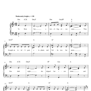 Peter Hart Nellie The Elephant Musik Noten - Easy Piano - 101270-0