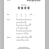 Peter, Paul & Mary Blowin' In The Wind Musik Noten - Guitar Chords/Lyrics - 95781-0