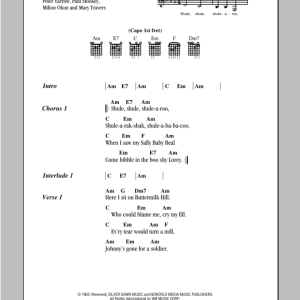 Peter, Paul & Mary Gone The Rainbow Musik Noten - Guitar Chords/Lyrics - 95772-0