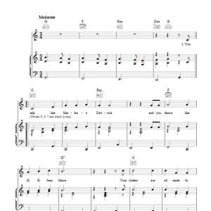 Peter Sarstedt Where Do You Go To (My Lovely) Musik Noten - Piano, Vocal & Guitar Chords - 43456-0