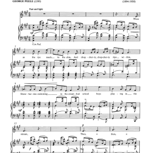 Peter Warlock Chopcherry Musik Noten - Piano & Vocal - 121478-0