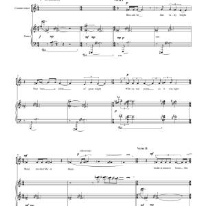 Peter Wiegold A Cause for Wonder (for counter-tenor and piano) Musik Noten - Piano & Vocal - 46117-0
