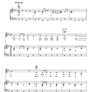 Petula Clark Color My World Musik Noten - Piano, Vocal & Guitar Chords - 30312-0
