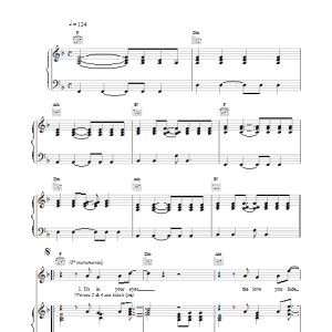 Phil Collins Its In Your Eyes Musik Noten - Piano, Vocal & Guitar Chords - 17660-0