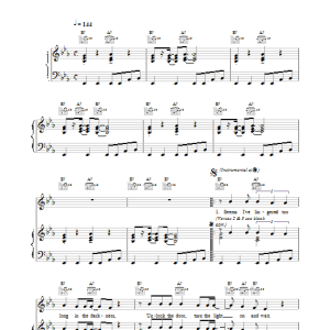 Phil Collins Take Me Down Musik Noten - Piano, Vocal & Guitar Chords - 17667-0