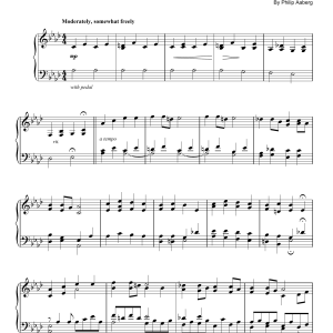 Philip Aaberg Shepherd's Rocking Carol Musik Noten - Piano Solo - 155441-0