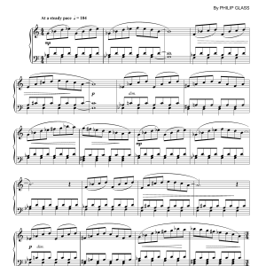 Philip Glass Morning Passages (from The Hours) Musik Noten - Piano Solo - 171988-0