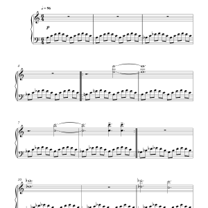 Philip Glass Tearing Herself Away (from 'The Hours') Musik Noten - Piano Solo - 120760-0