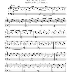 Philip Glass Trilogy Sonata - Knee Play No. 4 (from 'Einstein On The Beach') Musik Noten - Piano Solo - 120762-0