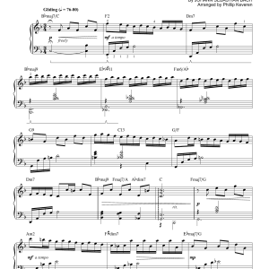 Phillip Keveren Two-Part Invention In F Major, BWV 779 [Jazz version] (arr. Phillip Keveren) Musik Noten - Piano Solo - 176476-0
