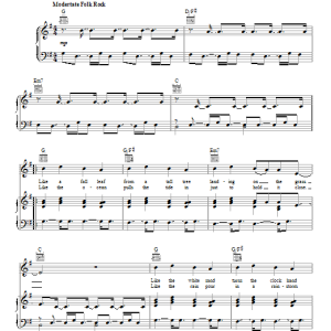 Phillip Phillips So Easy Musik Noten - Piano, Vocal & Guitar Chords - 96708-0