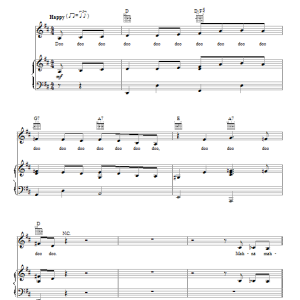 Piero Umiliani Mah-Na Mah-Na Musik Noten - Piano, Vocal & Guitar Chords - 50017-0
