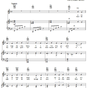 Pierre Delanoe Passe Ton Chemin (Back Track!) Musik Noten - Piano, Vocal & Guitar Chords - 57605-0