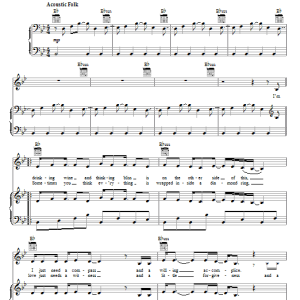 Pink Crystal Ball Musik Noten - Piano, Vocal & Guitar Chords - 69692-0