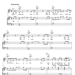 Pink F**kin' Perfect Musik Noten - Piano, Vocal & Guitar Chords - 84357-0