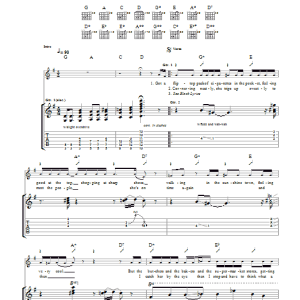 Pink Floyd Apples And Oranges Musik Noten - Guitar Tab - 103439-0