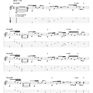 Pink Floyd Breathe Musik Noten - Guitar Tab - 59108-0