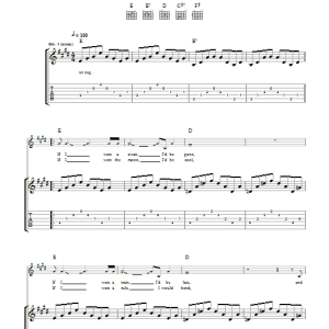Pink Floyd If Musik Noten - Guitar Tab - 103436-0