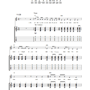 Pink Floyd Jugband Blues Musik Noten - Guitar Tab - 32101-0