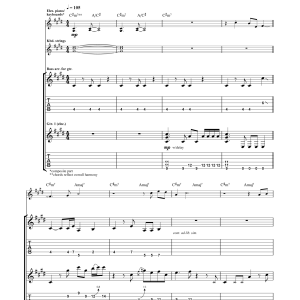 Pink Floyd On Noodle Street Musik Noten - Guitar Tab - 158415-0