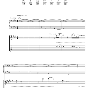 Pink Floyd The Lost Art Of Conversation Musik Noten - Guitar Tab - 158413-0