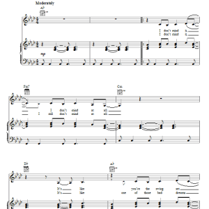Pink I Don't Believe You Musik Noten - Piano, Vocal & Guitar Chords - 69689-0