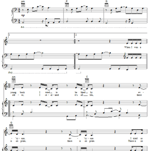 Pink I Got Money Now Musik Noten - Piano, Vocal & Guitar Chords - 56944-0