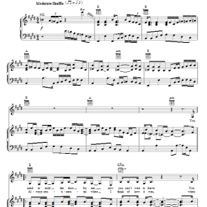 Pink Mean Musik Noten - Piano, Vocal & Guitar Chords - 69687-0