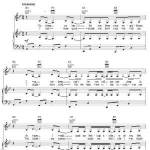Pink Numb Musik Noten - Piano, Vocal & Guitar Chords - 19913-0