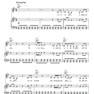 Pink Trouble Musik Noten - Piano, Vocal & Guitar Chords - 25598-0