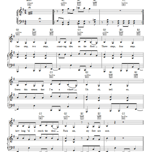 Pink Walk Of Shame Musik Noten - Piano, Vocal & Guitar Chords - 95055-0
