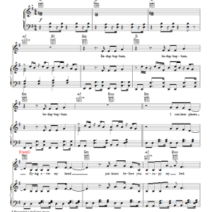 Pink Where Did The Beat Go? Musik Noten - Piano, Vocal & Guitar Chords - 95047-0