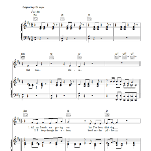 Pixie Lott Here We Go Again Musik Noten - Piano, Vocal & Guitar Chords - 102966-0