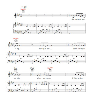 PJ Harvey When Under Ether Musik Noten - Piano, Vocal & Guitar Chords - 40192-0
