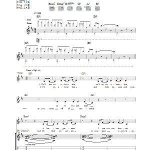 Placebo Broken Promise Musik Noten - Guitar Tab - 37495-0
