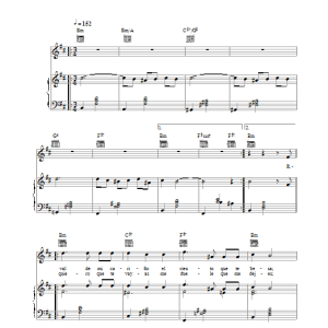 Placido Domingo Mi Rival Musik Noten - Piano, Vocal & Guitar Chords - 21800-0